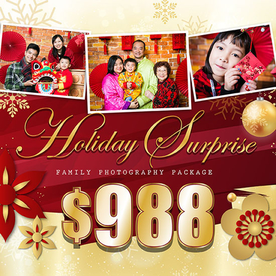 Holiday Surprise Family Photography Package