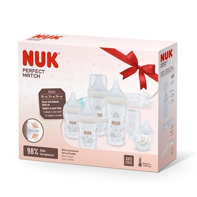 NUK Perfect Match超柔母感奶瓶禮盒套裝