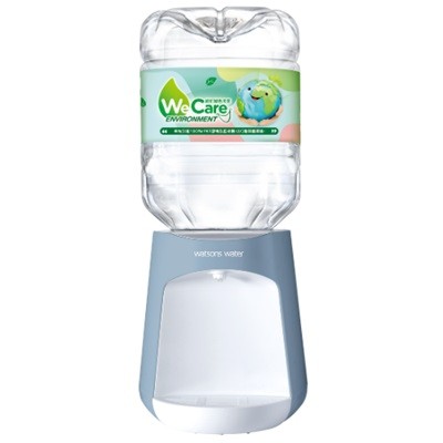 Watsons Water - B-22即熱式迷你溫熱水機(北歐藍)連16樽8公升蒸餾水電子水券套裝