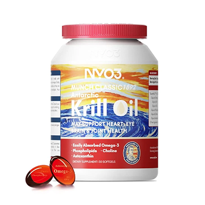 NYO3 純南極磷蝦油蒙克經典紀念版軟膠囊 30粒