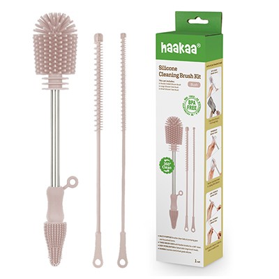 Haakaa 矽膠清潔刷套裝
