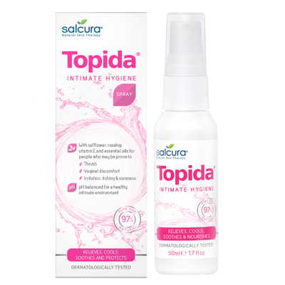 英國 Topida 女性私密噴霧 一噴止痕 證實殺99%念珠菌 孕媽可用